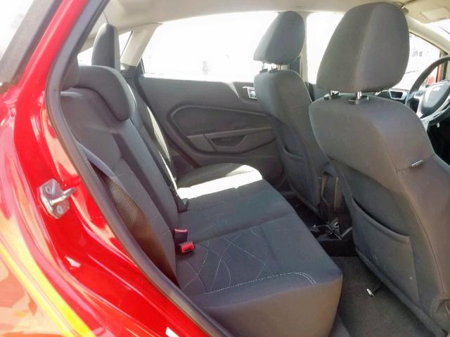 3FADP4BJXFM187768 - 2015 FORD FIESTA SE RED photo 6