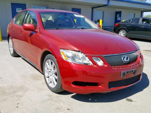 JTHBH96S165023909 - 2006 LEXUS GS 300 BURGUNDY photo 1