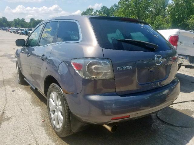 JM3ER293770118777 - 2007 MAZDA CX-7 BLUE photo 3