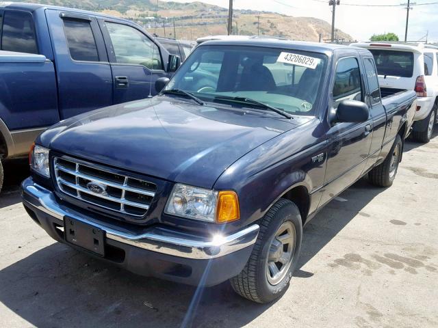 1FTYR14V63PA85829 - 2003 FORD RANGER SUP BLUE photo 2