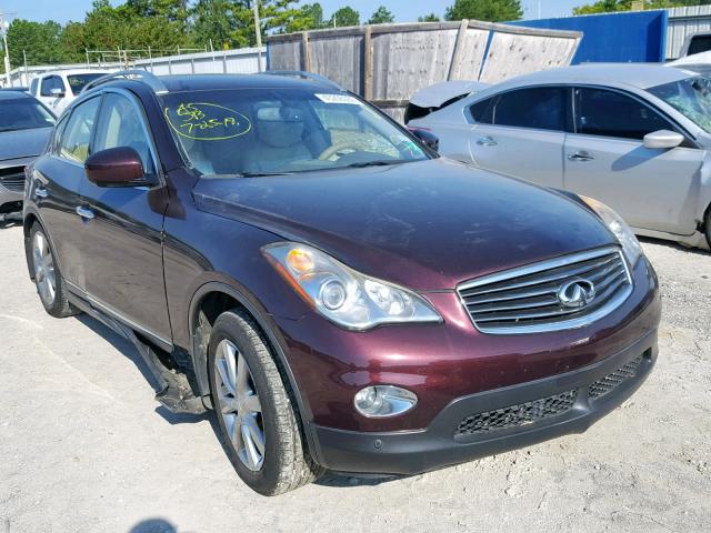JN1AJ0HR3CM450097 - 2012 INFINITI EX35 BASE MAROON photo 1