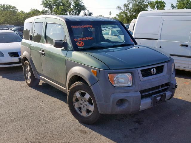 5J6YH28524L026590 - 2004 HONDA ELEMENT EX GREEN photo 1