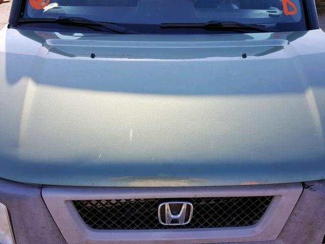 5J6YH28524L026590 - 2004 HONDA ELEMENT EX GREEN photo 7