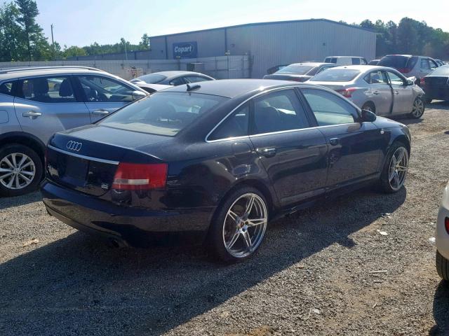 WAUDH74F26N133093 - 2006 AUDI A6 3.2 QUA BLACK photo 4