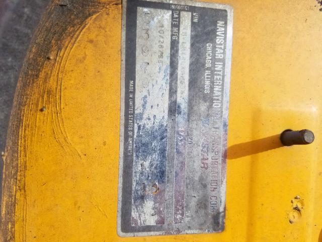 1HVLNZRLXKH654129 - 1989 INTERNATIONAL S-SERIES 1 黄色 照片 10