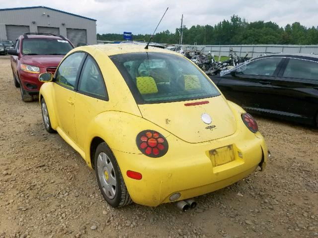 3VWBP21C03M435883 - 2003 VOLKSWAGEN NEW BEETLE ყვითელი ფოტო 3