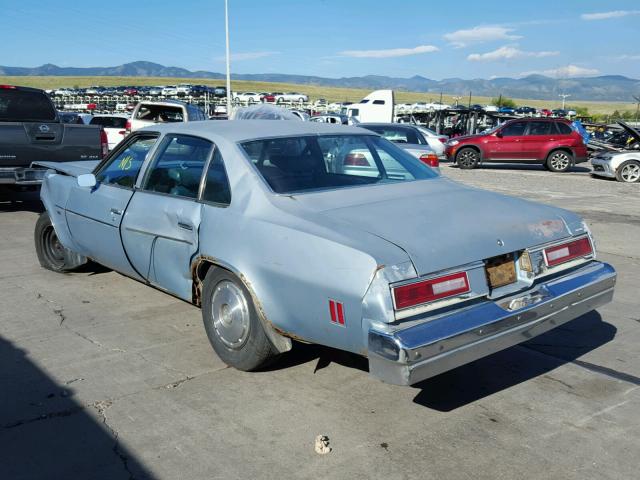 1C29Q6R464980 - 1976 CHEVROLET CHEVELLE BLUE photo 3