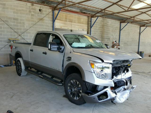 1N6BA1F4XJN534694 - 2018 NISSAN TITAN XD S SILVER photo 1