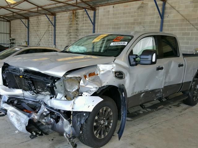 1N6BA1F4XJN534694 - 2018 NISSAN TITAN XD S SILVER photo 9