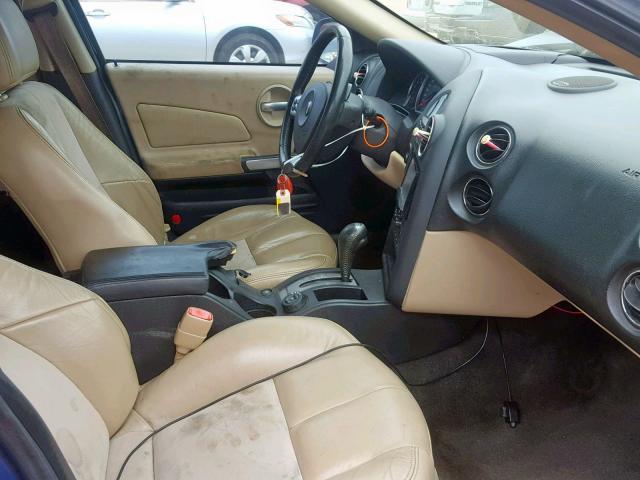 2G2WC58C361277787 - 2006 PONTIAC GRAND PRIX BLUE photo 5