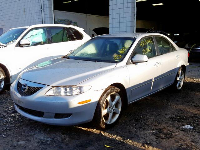 1YVHP80C155M69108 - 2005 MAZDA 6 I SILVER photo 2