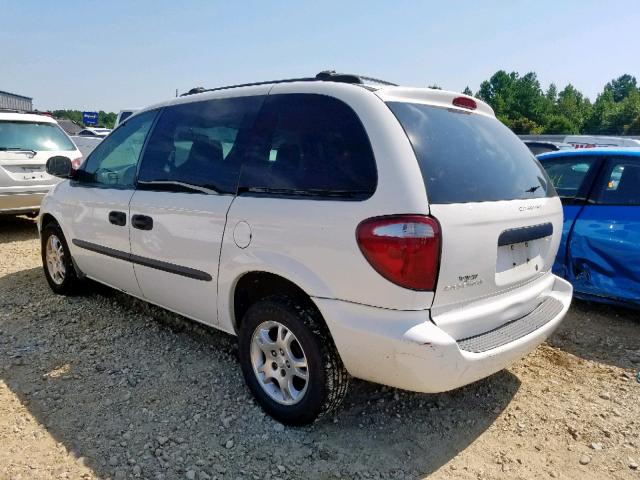 1D4GP25393B234075 - 2003 DODGE CARAVAN SE WHITE photo 3