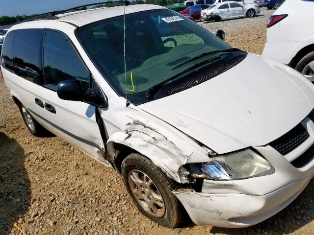 1D4GP25393B234075 - 2003 DODGE CARAVAN SE WHITE photo 9