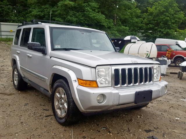 1J8HG58266C264454 - 2006 JEEP COMMANDER SILVER photo 1