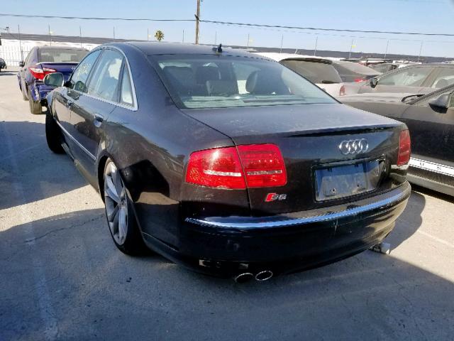 WAUPN94E08N009061 - 2008 AUDI S8 QUATTRO BLACK photo 3