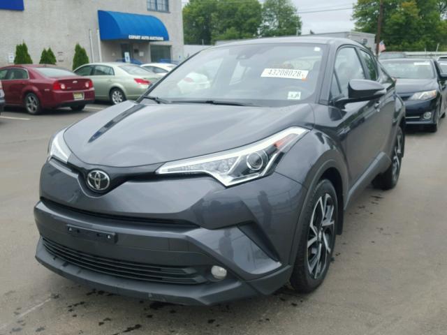 NMTKHMBX3JR044316 - 2018 TOYOTA C-HR XLE GRAY photo 9