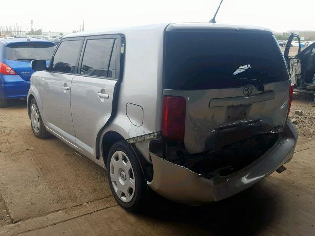 JTLZE4FE7A1117223 - 2010 TOYOTA SCION XB 银色 照片 3