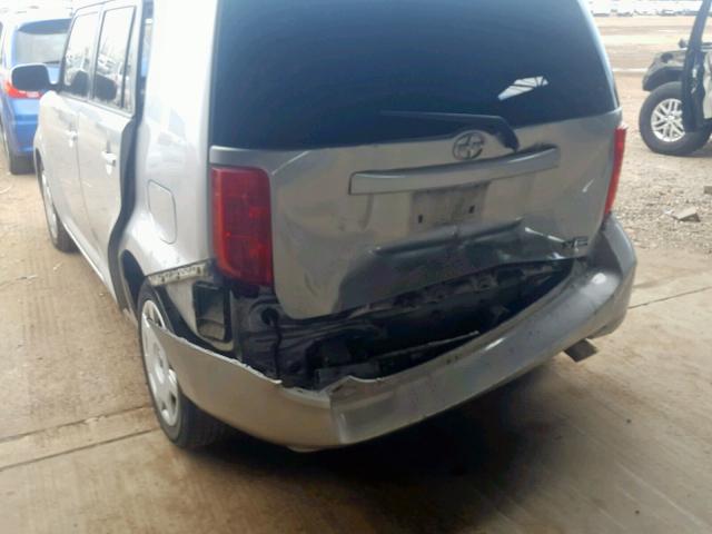 JTLZE4FE7A1117223 - 2010 TOYOTA SCION XB 银色 照片 9