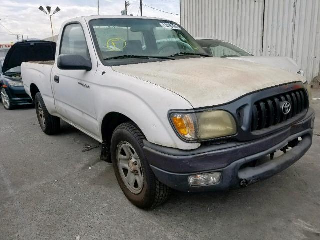 5TENL42N53Z275574 - 2003 TOYOTA TACOMA WHITE photo 1