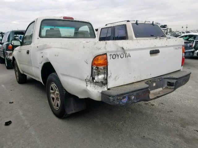 5TENL42N53Z275574 - 2003 TOYOTA TACOMA WHITE photo 3