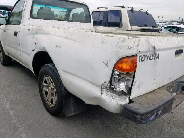 5TENL42N53Z275574 - 2003 TOYOTA TACOMA WHITE photo 9