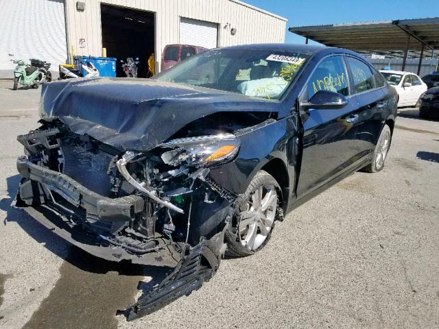 5NPE34AF1JH666862 - 2018 HYUNDAI SONATA SPO BLACK photo 2