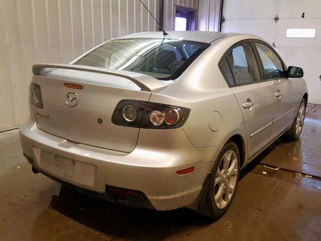 JM1BK32F981111917 - 2008 MAZDA 3 I SILVER photo 4