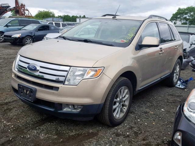 2FMDK48C17BA60004 - 2007 FORD EDGE SEL TAN photo 2