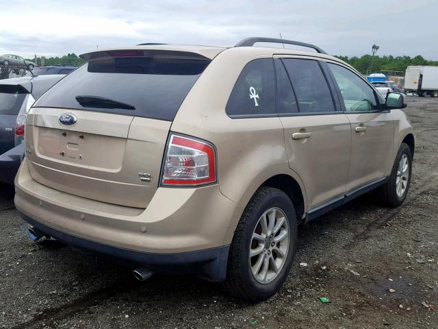 2FMDK48C17BA60004 - 2007 FORD EDGE SEL TAN photo 4