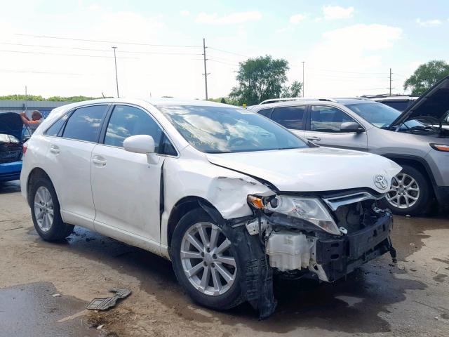 4T3ZE11A49U009282 - 2009 TOYOTA VENZA WHITE photo 1