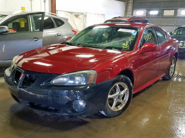 2G2WP552161196190 - 2006 PONTIAC GRAND PRIX MAROON photo 2