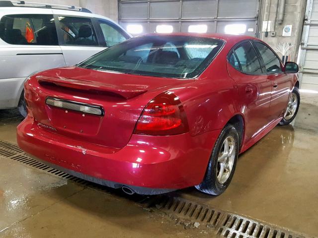 2G2WP552161196190 - 2006 PONTIAC GRAND PRIX MAROON photo 4