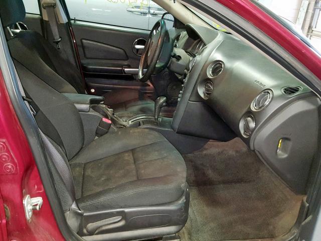 2G2WP552161196190 - 2006 PONTIAC GRAND PRIX MAROON photo 5