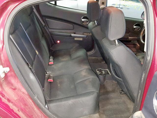 2G2WP552161196190 - 2006 PONTIAC GRAND PRIX MAROON photo 6