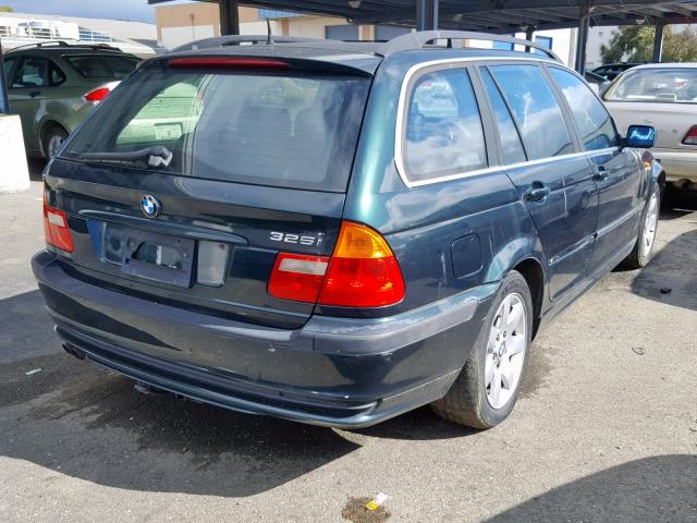 WBAEN33402EZ15263 - 2002 BMW 325 IT GREEN photo 4