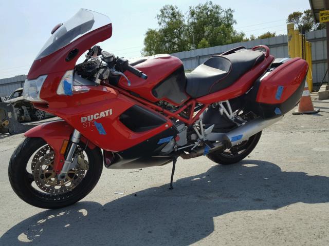 ZDM1TBBS77B005754 - 2007 DUCATI ST3 RED photo 2