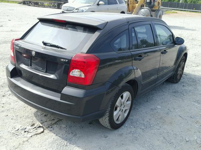 1B3HB48B97D248505 - 2007 DODGE CALIBER SX BLACK photo 4