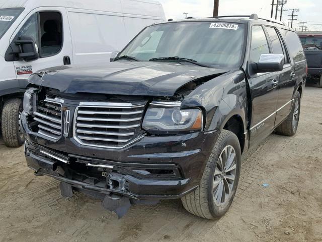 5LMJJ3HTXHEL12965 - 2017 LINCOLN NAVIGATOR BLACK photo 2