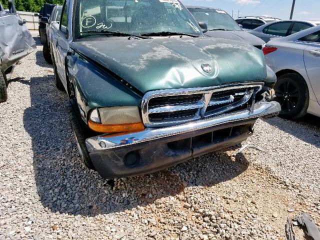 1B7FL26XX1S152049 - 2001 DODGE DAKOTA SILVER photo 9