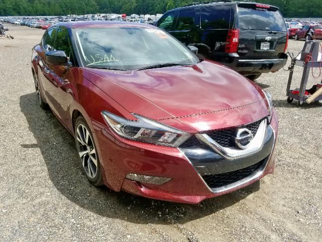 1N4AA6AP4HC433417 - 2017 NISSAN MAXIMA 3.5 MAROON photo 1