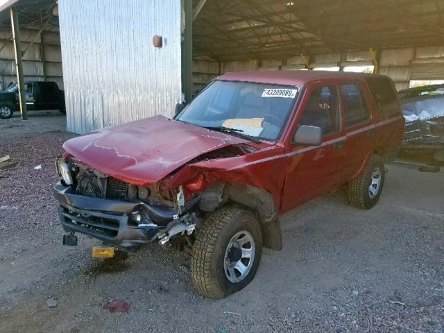 JT3VN29V6N0010383 - 1992 TOYOTA 4RUNNER VN RED photo 2