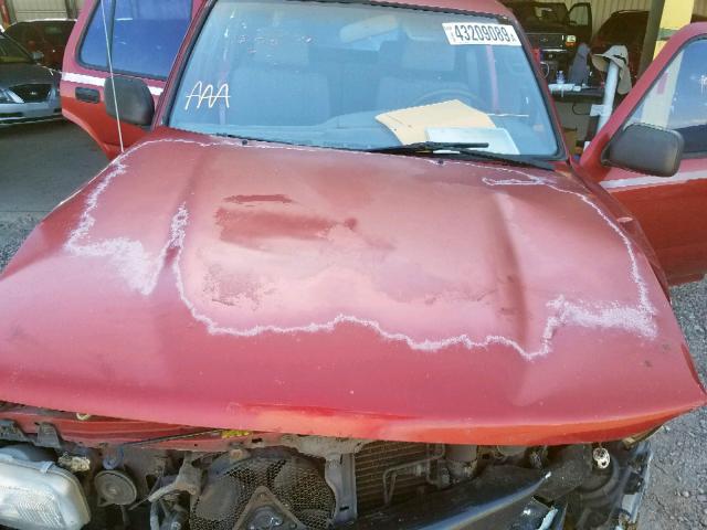 JT3VN29V6N0010383 - 1992 TOYOTA 4RUNNER VN RED photo 7