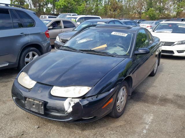 1G8ZR12761Z291012 - 2001 SATURN SC2 BLACK photo 2