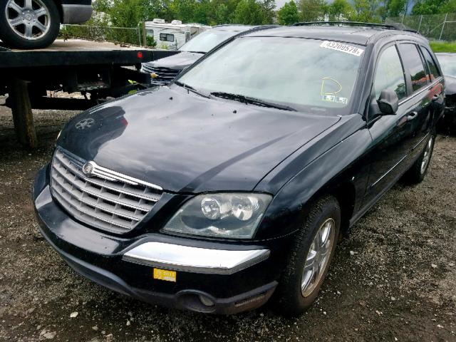 2C8GF68484R638370 - 2004 CHRYSLER PACIFICA BLACK photo 2