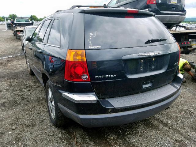 2C8GF68484R638370 - 2004 CHRYSLER PACIFICA BLACK photo 3