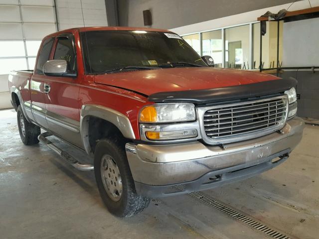 1GTEK19T7YE305593 - 2000 GMC NEW SIERRA RED photo 1