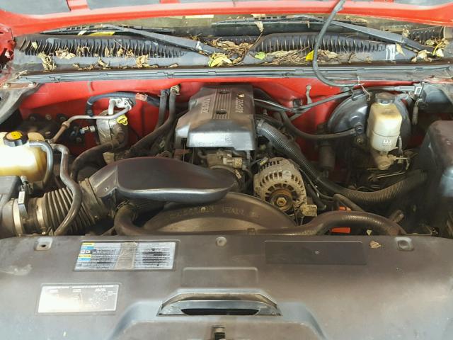 1GTEK19T7YE305593 - 2000 GMC NEW SIERRA RED photo 7