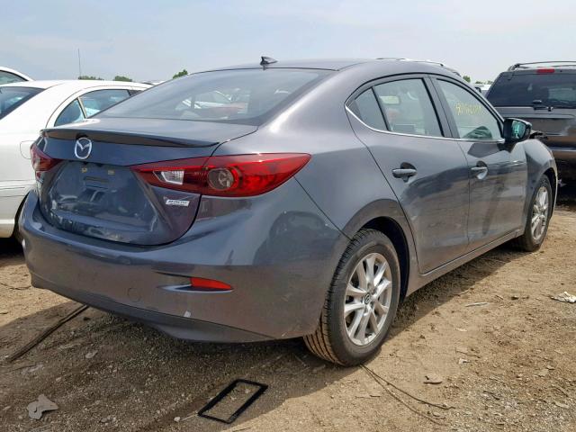 JM1BM1W78G1324003 - 2016 MAZDA 3 TOURING GRAY photo 4