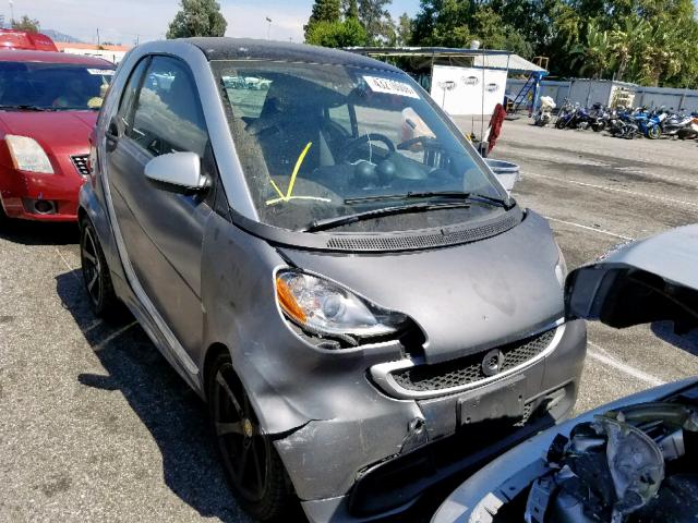 WMEEJ9AA9EK730565 - 2014 SMART FORTWO GRAY photo 1