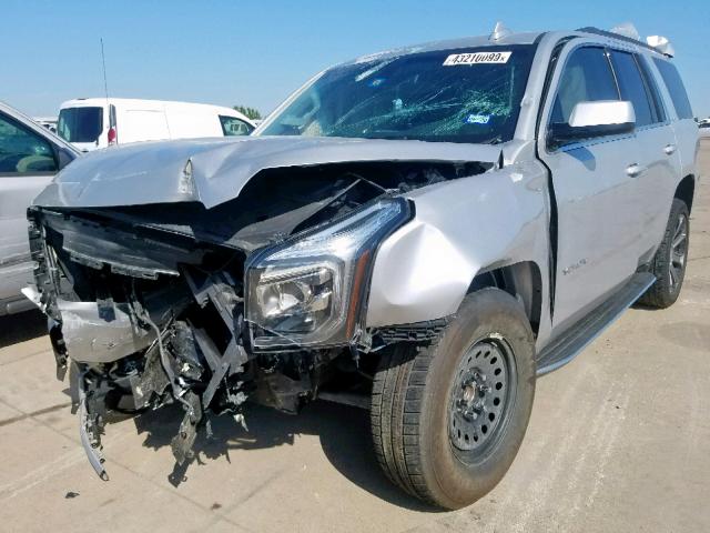 1GKS1AKC3JR355362 - 2018 GMC YUKON SLE GRAY photo 2